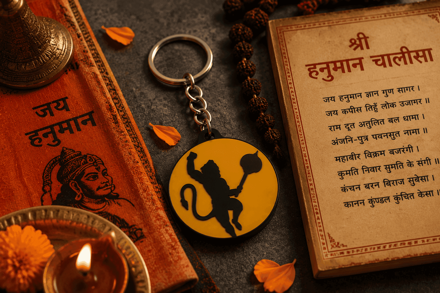 Hanuman Gadha Keychain